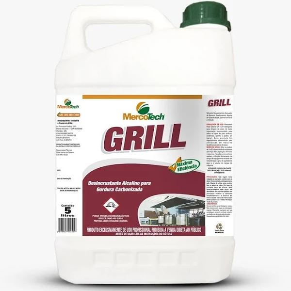 DESINCRUSTRANTE ALCALINO 110 GRILL MERCOTECH 5L