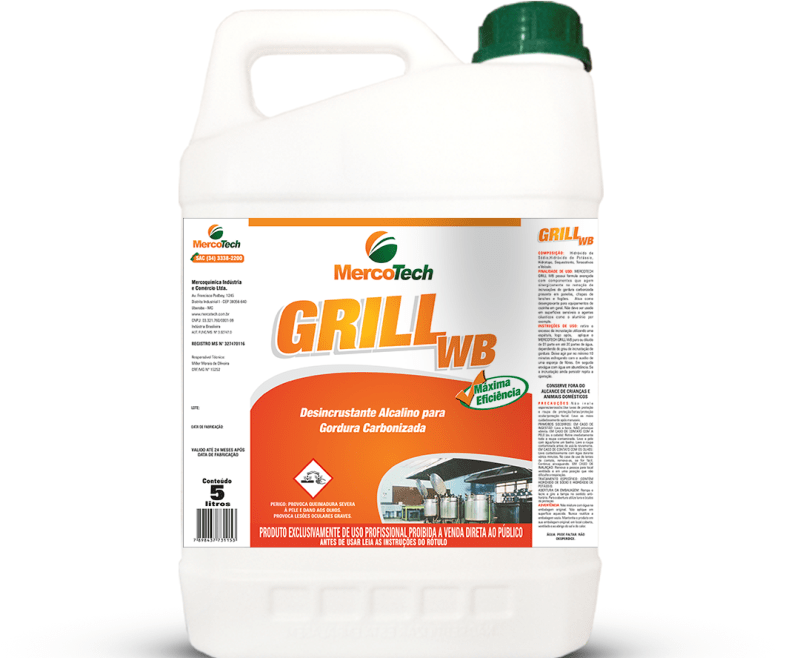 DESINCRUSTRANTE ALCALINO 120 GRILL WB MERCOTECH