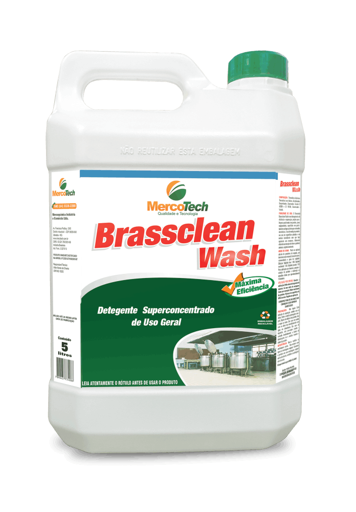 DETERGENTE P LOUCAS E INOX BRASSCLEAN WASH 150